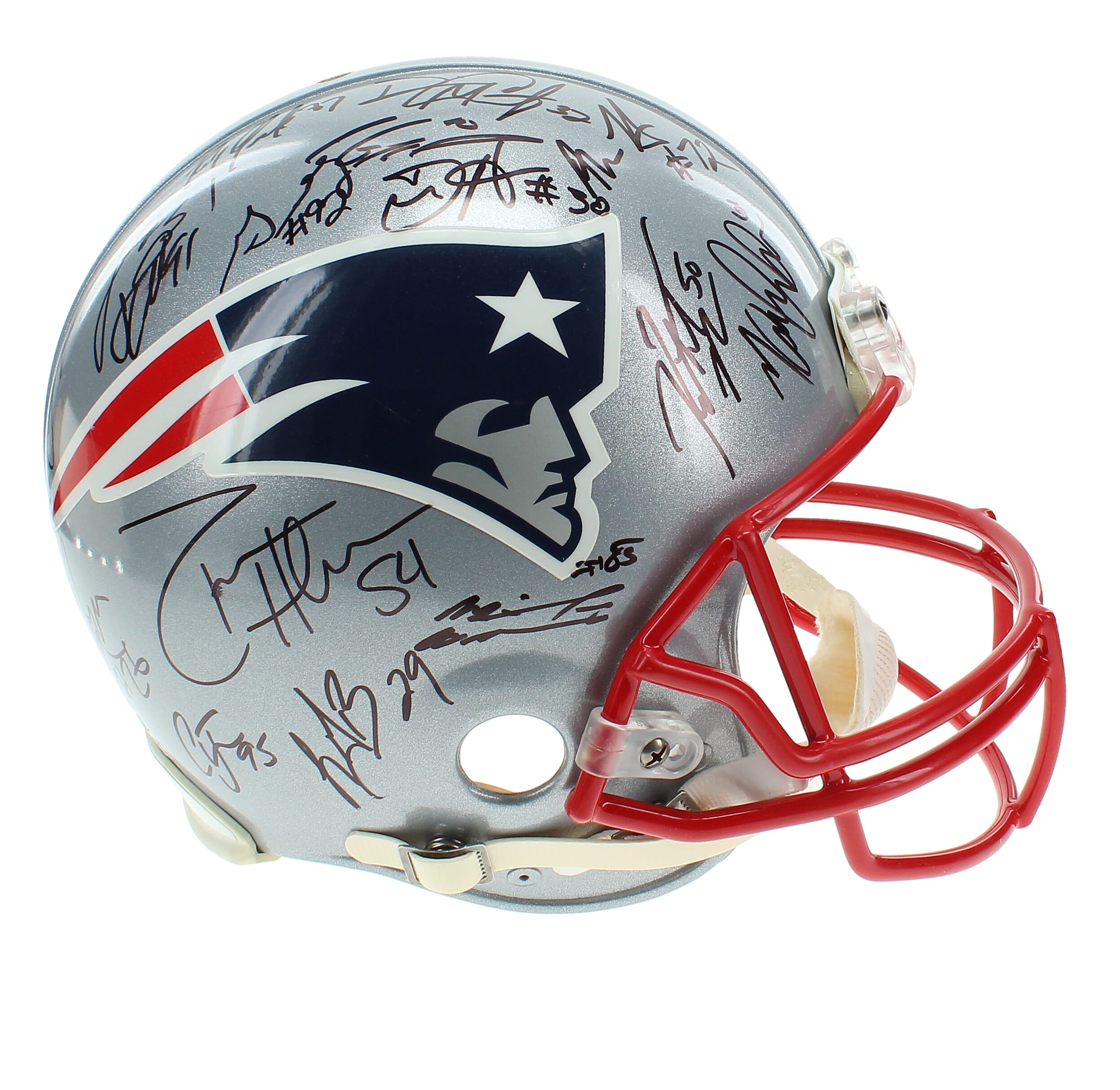 Moss law brewdkii autographed full size Patriots hotsell helmet e